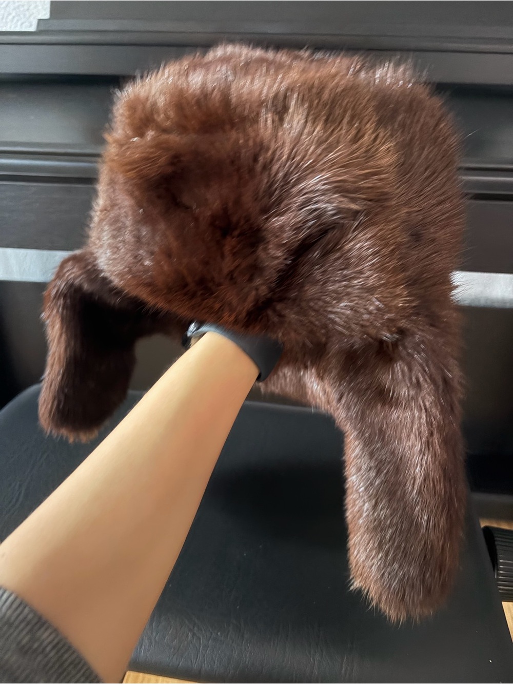 Mink Fur Trapper Hat